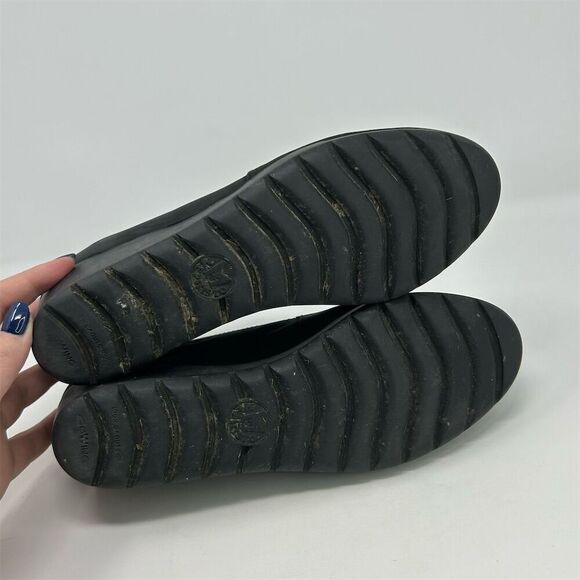 Mephisto Women's Tosca Black Leather Slip-On Chelsea Wedge Ankle Booties Size 10 - Picture 11 of 16